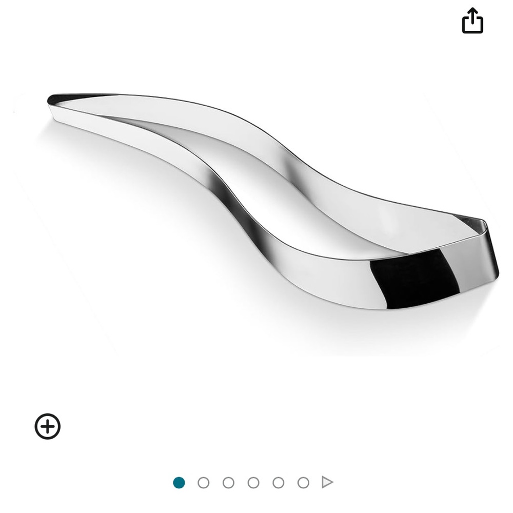 NIB Magisso Silver Cake Server